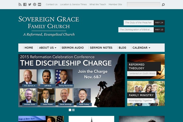 Resurrect theme site design template sample