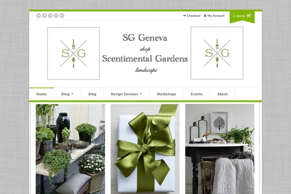 Organic Shop theme site design template sample
