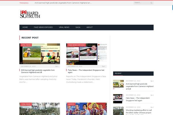SmartMag Child theme site design template sample