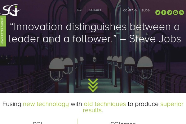 Site using CuteSlider plugin