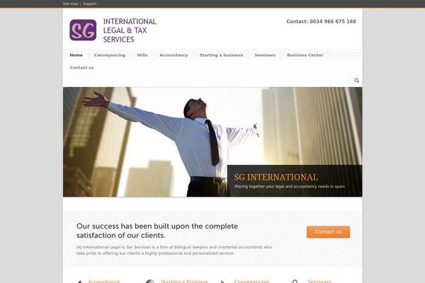 Modernize V3.00 theme site design template sample