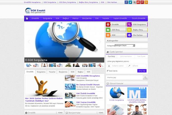 Webportal v2 theme site design template sample