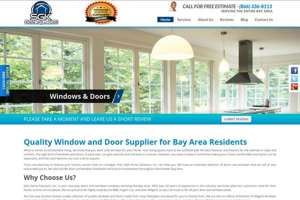 sgkhomesolutions.com site used Sgk