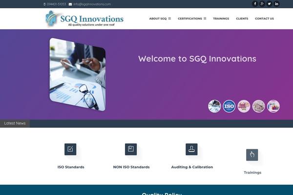 sgqinnovations.com site used The Next