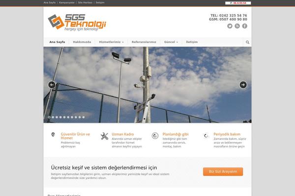 Modernize theme site design template sample