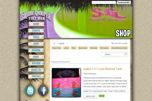 sgstore.net site used Squaregrouper