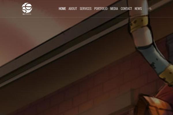 Surreal theme site design template sample