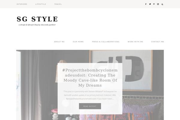 Site using Genesis Simple Share plugin