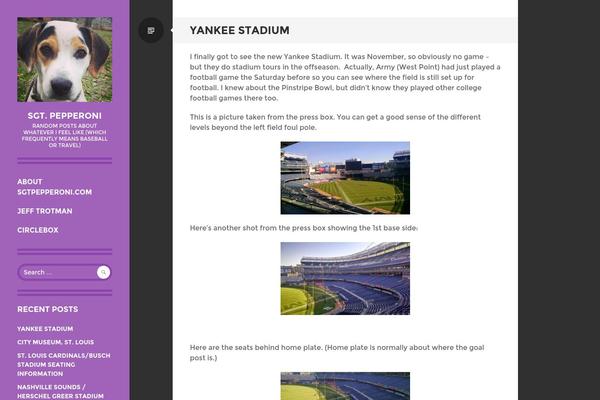 Writr theme site design template sample