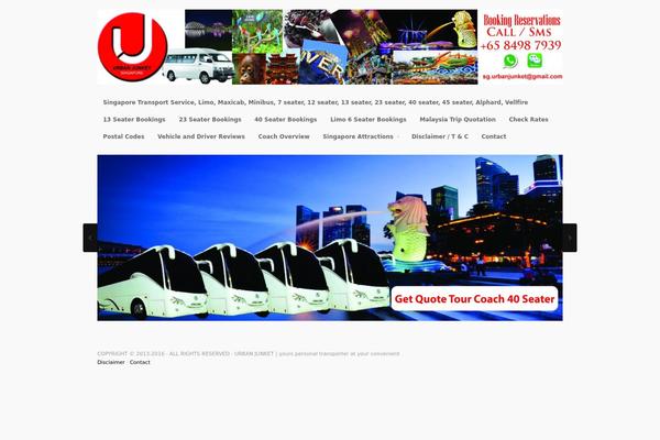 Portfolio theme site design template sample