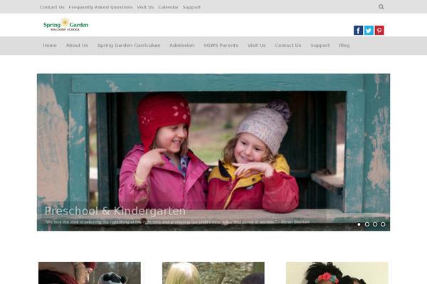 Market theme site design template sample