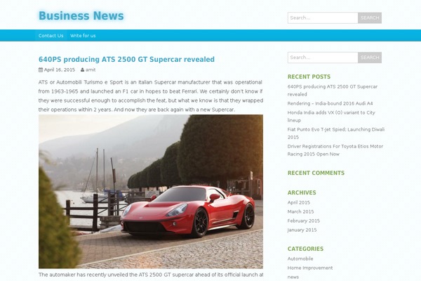 Fmi theme site design template sample