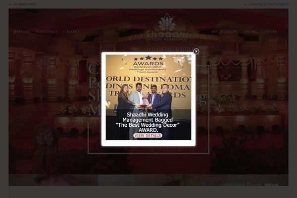 Wedding-planner theme site design template sample