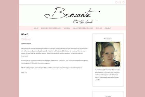 Isabelle theme site design template sample