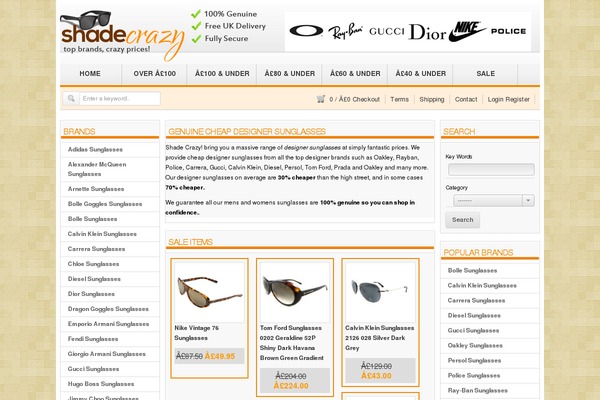 shadecrazy.co.uk site used Shopperpress