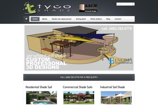 Paradise theme site design template sample