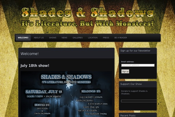 Parament theme site design template sample