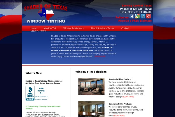 shadesoftexaswindowtinting.com site used Plastic