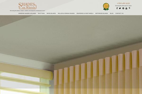 The7 Child theme site design template sample