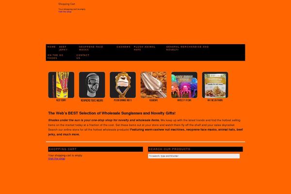 Thesis 1.8 theme site design template sample