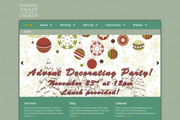 Born theme site design template sample