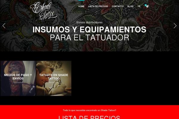One theme site design template sample