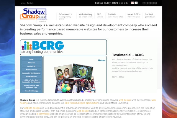 Corona theme site design template sample