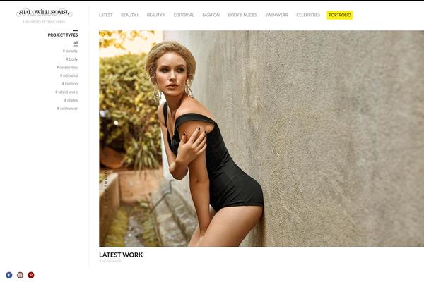 Fluxus theme site design template sample