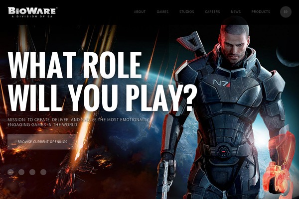 bioware WordPress theme, websites list used bioware theme bioware theme websites examples