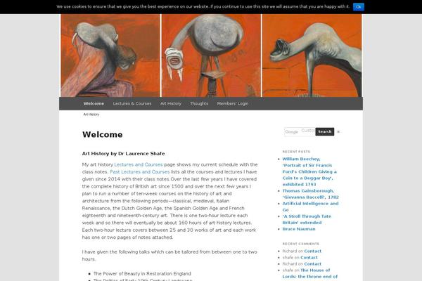 Twentyeleven-child theme site design template sample