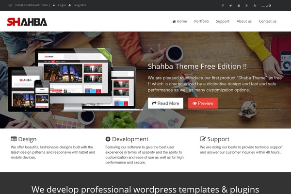 Site using Font Awesome 4 Menus plugin