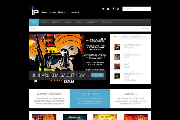 Avenue theme site design template sample