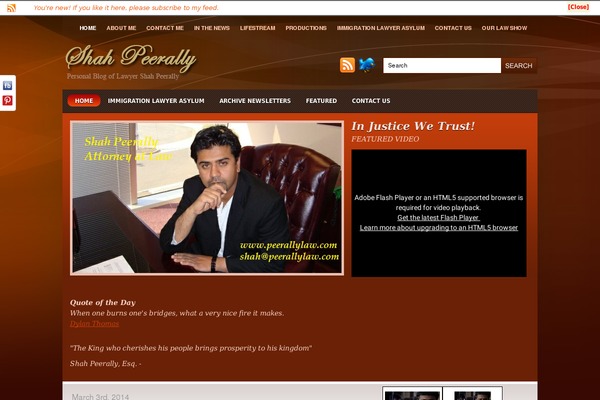 Site using Follow Me Plugin plugin