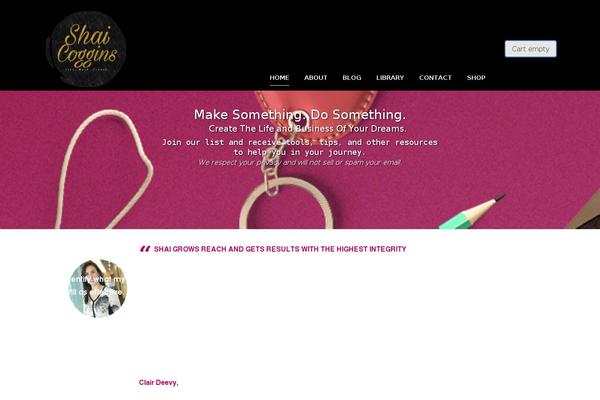 Site using Thrive-ovation plugin