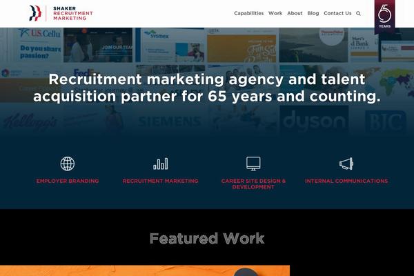 shaker.com site used Shaker