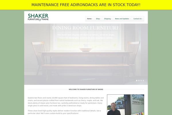 Gather theme site design template sample