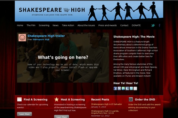Clarity theme site design template sample