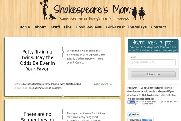 shakespearesmom.com site used Wp-phrase