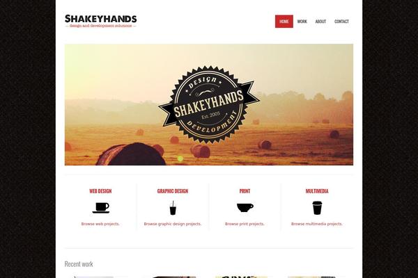 Bigbang theme site design template sample
