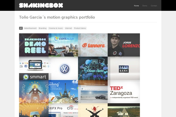 Reveal theme site design template sample