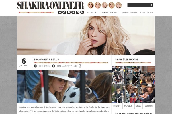 shakira-online.fr site used Themex