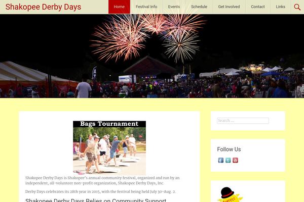 Radiate theme site design template sample