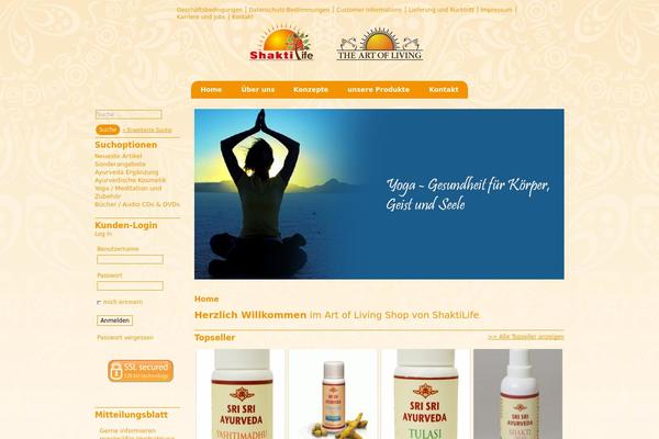 Site using Easing Slider plugin