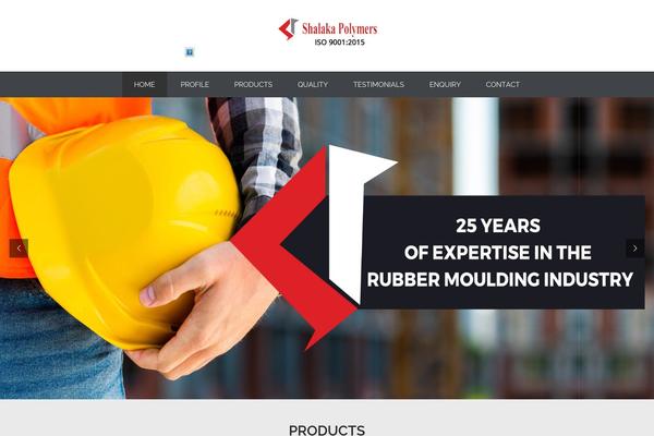 Industrial theme site design template sample