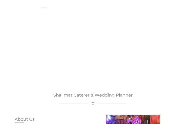 shalimarcaterers.com site used Lacuisine