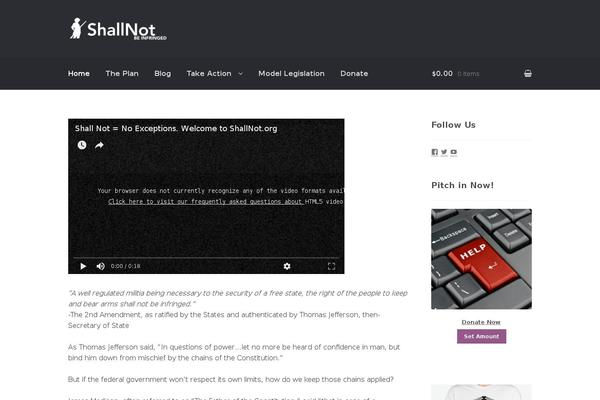 Site using Storefront-designer plugin