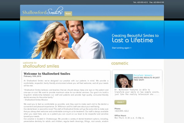 shallowfordsmiles.com site used Shallowford