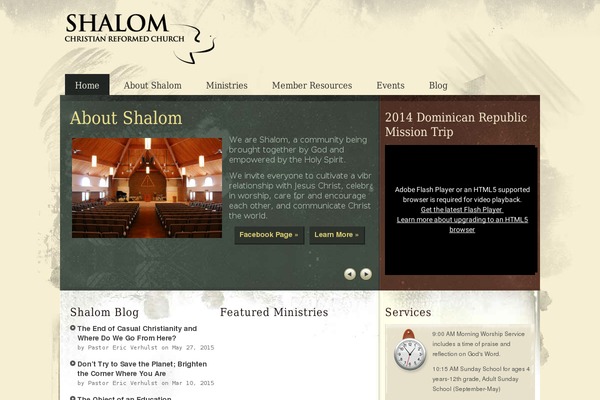 Grace theme site design template sample