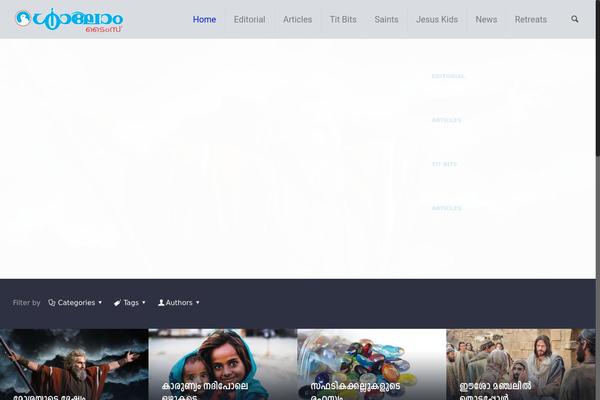 Site using Ap-mega-menu plugin