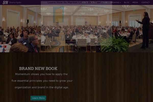 shamahyder theme websites examples